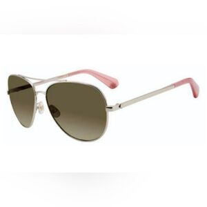 Kate Spade Avaline 2/S Aviator Polarized Sunglasses - Silver & Pink